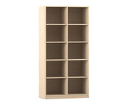 Flexeo® Regal 2 Reihen 10 Fächer hoch Breite 94 4 cm 1