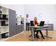 Flexeo® Drehtüren Schrank 5 Fächer = 5 Ordnerhöhen 4