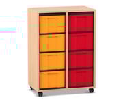 Flexeo® Regal 2 Reihen 8 grosse Boxen 1