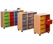 Flexeo® Regal 2 Reihen 8 grosse Boxen 2