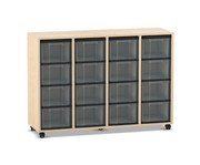 Flexeo® Regal 4 Reihen 16 grosse Boxen 1