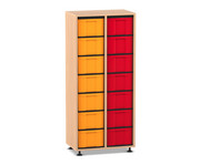Flexeo® Regal 2 Reihen 14 grosse Boxen 1