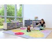 Flexeo® Regal 3 Reihen 9 grosse Boxen 2