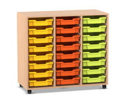Flexeo® Regal PRO 3 Reihen 24 Boxen Gr S 1