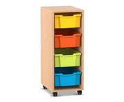 Flexeo® Regal PRO 1 Reihe 4 Boxen Gr M 1