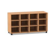Flexeo® Regal PRO 4 Reihen 12 Fächer 1