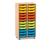 Flexeo® Regal PRO 2 Reihen 24 Boxen Gr S 1