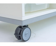 Flexeo® Regal PRO Stahlrahmen 4 Reihen je 4 Boxen Gr S und Gr M 6
