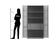 Flexeo® Musikschrank 9 kleine Boxen 2