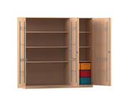 Flexeo® Musikschrank 6 grosse Boxen Breite 190 5 cm 1