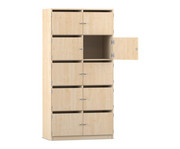 Flexeo® Schliessfachschrank 10 Fächer mit Briefschlitzen Breite 94 4 cm 1