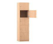 Flexeo® Schliessfachschrank 5 geschlossene Fächer Breite 48 1 cm 1