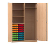 Flexeo® Garderobenschrank mit 16 kleinen Boxen 1