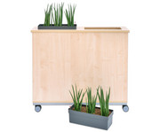 Flexeo® Raumteiler Blumenwagen H x B x T: 106 5 x 120 x 33 cm 3