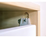 Flexeo® Papier und Bilderschrank 8 grosse Auszüge 8 kleine Auszüge oben 4