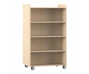 Flexeo® Bücherwagen beidseitig je 3 Fachböden 1