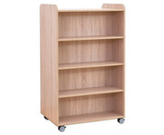 Flexeo® Bücherwagen beidseitig je 3 Fachböden 2