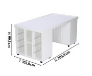 Flexeo® Materialtisch für 16 Boxen 2