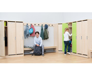 Flexeo® Garderobenschrank Armadio 1 Tür mit Fachboden Höhe 154 8 cm 4