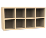 Flexeo® Garderoben Hängeregal Armadio Breite 80 cm Tiefe 23 cm 1