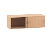 Flexeo® Aufsatzschrank 2 Fächer Schiebetüren Breite 126 4 cm 1