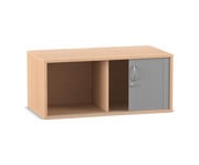 Flexeo® Rollladen Aufsatzschrank 2 Fächer Breite 94 4 cm 1