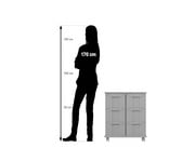 Flexeo® Fahrbares Containersystem mit Ablage 6 grosse Boxen 2