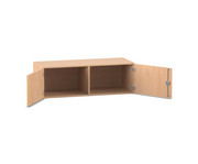 Flexeo® Aufsatzschrank 2 Fächer 2 Türen Breite 126 4 cm 1