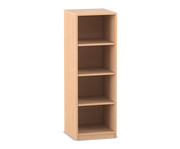 Flexeo® Regal 1 Reihe 4 Fächer Breite 48 1 cm 1