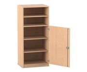 Flexeo® Schrank 5 Fächer 1 Halbtür Breite 64 1 cm 1