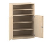Flexeo® Schrank 5 Fächer 2 Halbtüren Breite 94 4 cm 1