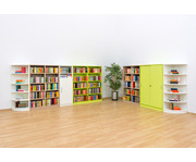 Flexeo® Regal 2 Reihen 10 Fächer mittelhoch Breite 126 4 cm 2