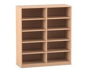 Flexeo® Bibliotheksregal Herkules mittelhoch Breite 126 4 cm 1