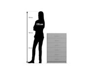 Flexeo® Schrank 6 kleine Schubladen Breite 64 1 cm 2