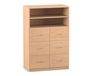 Flexeo® Schrank 6 Hängeregister 2 Fächer Breite 94 4 cm 1