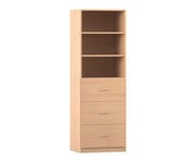 Flexeo® Schrank 3 grosse Schubladen 3 Fächer Breite 64 1 cm 1