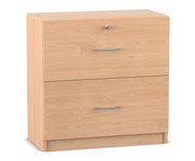 Flexeo® Schrank 2 grosse Schubladen = 2 Ordnerhöhen 1