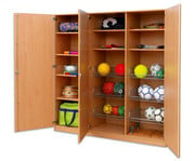 Flexeo® Sportschrank Saturn 6 Gitterkörbe 9 Fächer 2