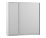 Flexeo® Schrankwand 16 kleine Boxen Garderobenstange 9 Fächer 3