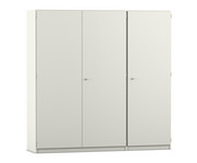 Flexeo® Schrankwand 16 kleine Boxen Garderobenstange 9 Fächer 2