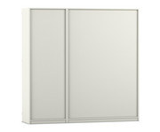 Flexeo® Schrankwand 16 kleine Boxen Garderobenstange 9 Fächer 3