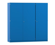 Flexeo® Schrankwand 16 kleine Boxen Garderobenstange 9 Fächer 2
