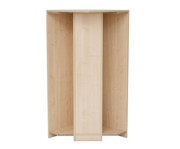 Flexeo® Garderoben Eckschrank Armadio 1 Tür mit Fachboden Höhe 154 8 cm 5