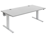 Flexeo® Schreibtisch höhenverstellbar B x T: 180 x 80 cm 1