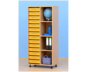Flexeo® Klassenregal Füssen 14 Boxen 3 Böden 2
