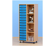 Flexeo® Klassenregal Füssen 14 Boxen 3 Böden 4