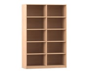Flexeo® Bibliotheksregal Herkules hoch Breite 126 cm 1