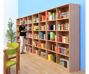 Flexeo® Bibliotheksregal Herkules hoch Breite 505 6 cm 2