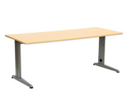 L Fuss Schreibtisch Höhe 72 cm Platte 180 x 80 cm 1