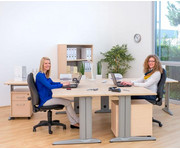 L Fuss Schreibtisch Höhe 72 cm Platte 180 x 80 cm 3